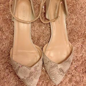 Snakeskin Sole Society flats